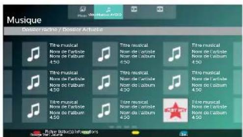 PHILIPS BDP7302 - Connectez une clé USB. - 1