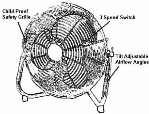 ALPINA SF5013 - FAR FUNZIONARE IL VOSTRO VENTILATORE ORIZZONTALE - 1