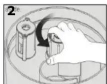 ALPINA SF5062 - Opfyldning af vandbeholderen - 2