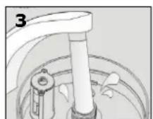 ALPINA SF5062 - På fyllning av vattenbehå laren - 3