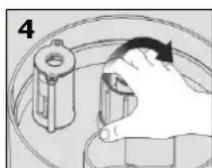 ALPINA SF5062 - På fyllning av vattenbehå laren - 4