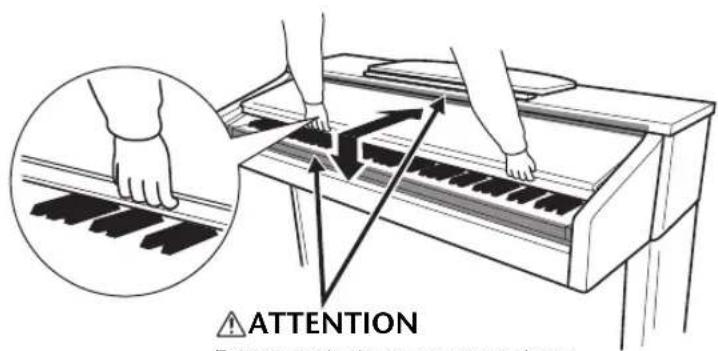 YAMAHA Arius YDPC71PE - Pourfermerleprotege-clavier: - 1