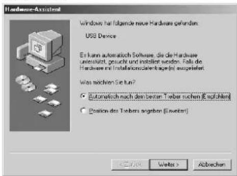 YAMAHA PF500 - - Installation des Treibers unter Windows 98/Me - 2