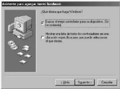 YAMAHA PF500 - Instalacion del controlador en un systema Windows 98/Me - 3