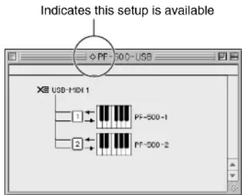 YAMAHA PF500 - Setting up OMS (For USB connection) - 1