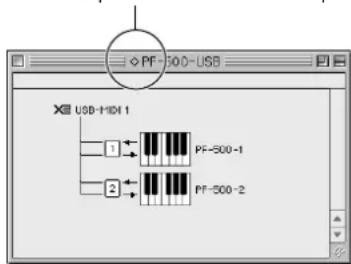 YAMAHA PF500 - Instalación de OMS (para conexión USB) - 1
