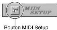 YAMAHA PF500 - Configuration du port MIDI (MIDI SETUP) - 1