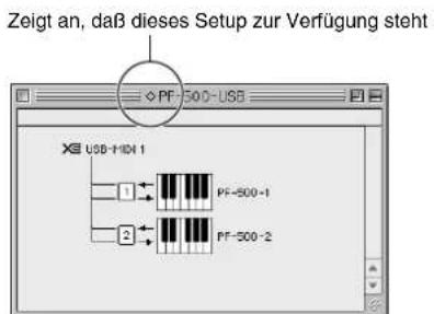 YAMAHA PF500 - Einrichten von OMS (Bei USB-Verbindung) - 1