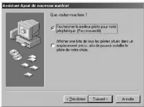 YAMAHA PF500 - Installation du pilote sur un système Windows 98/Me - 3