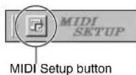 YAMAHA PF500 - MIDI port setting (MIDI SETUP) - 1