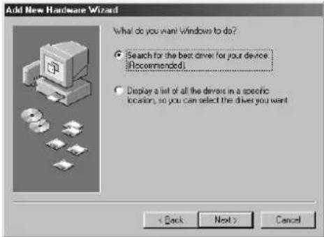 YAMAHA PF500 - - Installing the driver on a Windows 98/Me system - 3