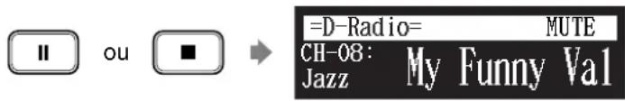 YAMAHA Diskklavier E3 Classic - Appuyez sur [PAUSE] ou sur [STOP]. - 1