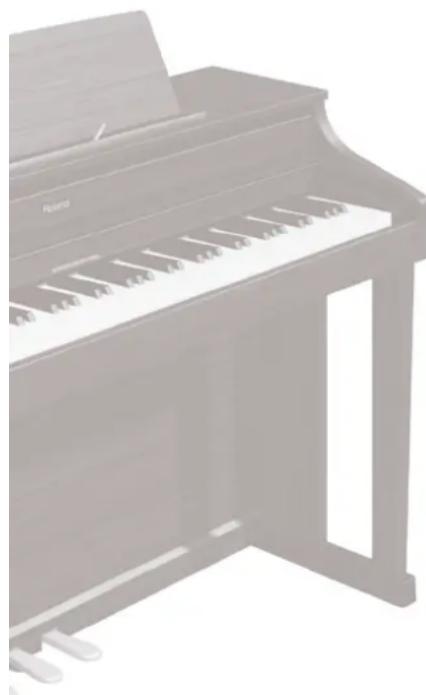 ROLAND HP504 - 调节声音的亮度 - 1