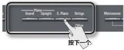 ROLAND HP504 - 选择单个音色 - 1