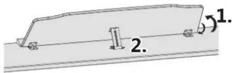 ROLAND HP504 - 设置乐谱架 - 1