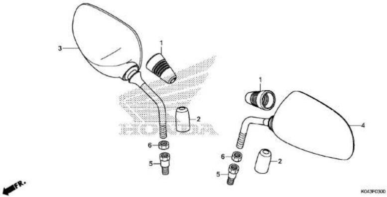 Honda NSS300 (2013) - RIGHT CRANKCASE COVER/WATER PUMP - 22