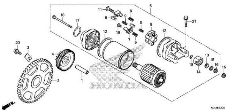 Honda NSS300 (2013) - RIGHT CRANKCASE COVER/WATER PUMP - 4