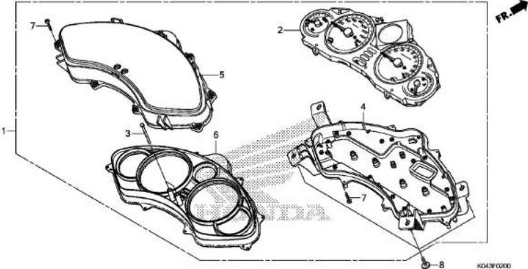Honda NSS300 (2013) - RIGHT CRANKCASE COVER/WATER PUMP - 19