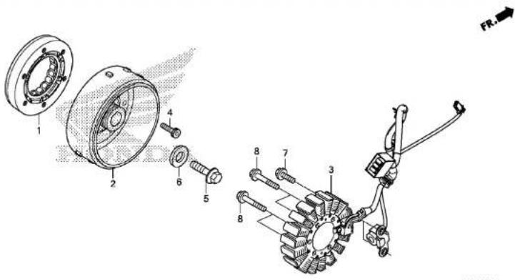 Honda NSS300 (2013) - RIGHT CRANKCASE COVER/WATER PUMP - 2