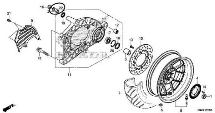 Honda NSS300 (2013) - NEW MODEL NSS300D-MA AND NSS300AD-MA TYPES COMPONENT PARTS-MARKETED - 1