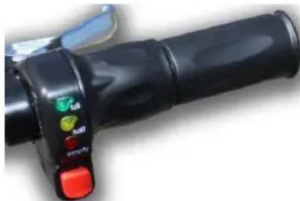 SXT 1000 Turbo - Wskaznik naładowania akumulatora i przycisk TURBO / ECO - 1