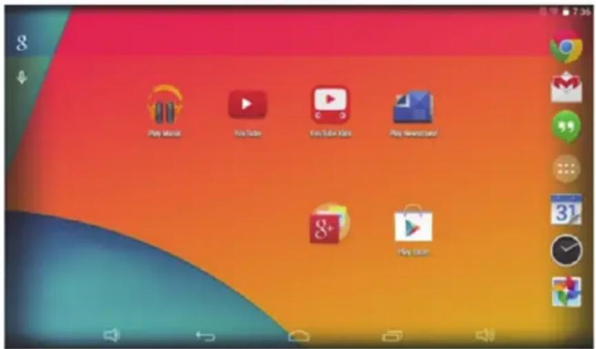 LENCO Diverso700GY - • Interface de l'utilisateur Android - 1