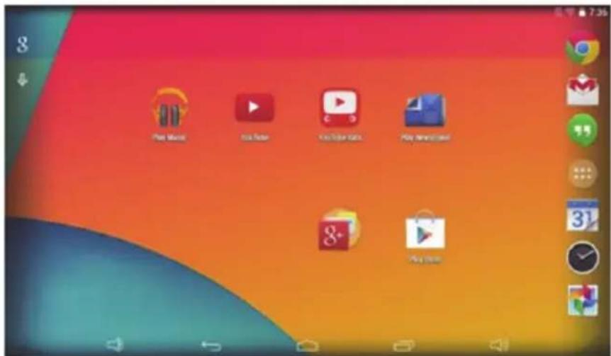 LENCO Diverso700GY - Android-gebruikersinterface - 1