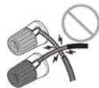 YAMAHA RXA2070 - Precautions for connecting speaker cables - 3
