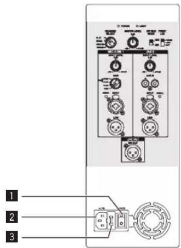 PIONEER HDJX10 - Элементы задней панели (полночастотные модели) - 1