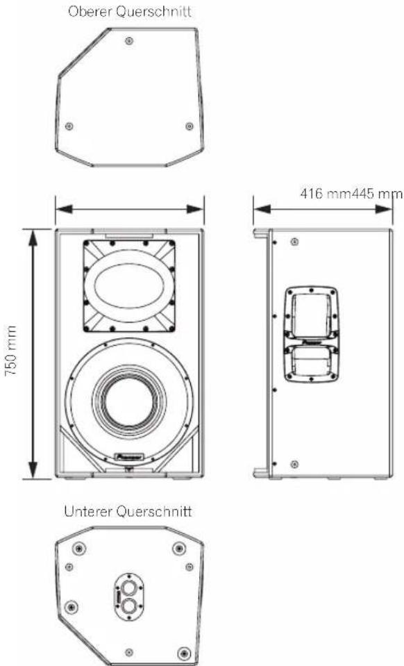 PIONEER HDJX10 - Abmessungen - 2