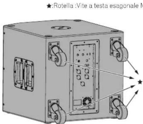 PIONEER HDJX10 - Rotelle del modello di subwoofer - 1