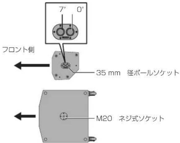 PIONEER HDJX10 - スピーカーポールを使用した設置方法 - 1