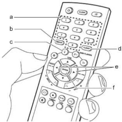 ONKYO CS375D - So löschen Sie einen registrierten Sender - 1