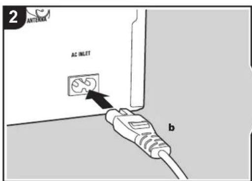 ONKYO CS375D - Power Cord Hookup - 1