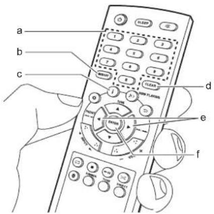 ONKYO CS375D - Para borrar una emisora registrada - 1