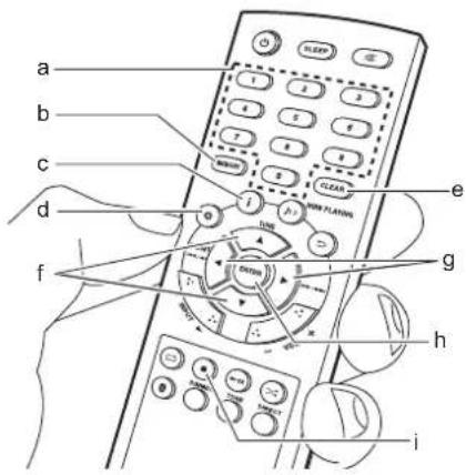 ONKYO CS375D - Een geregistreerde zender wissen - 1