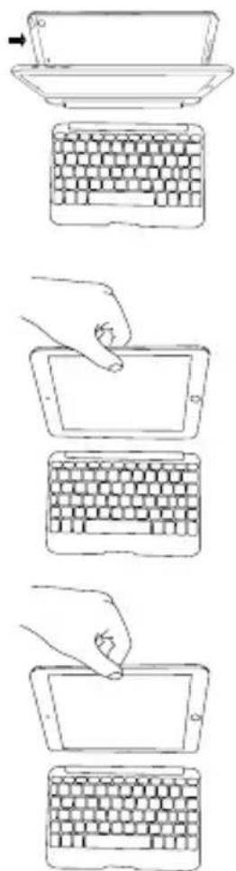 Zagg Rugged book pro - INSÉRER/RETIRER VÔTURE iPad® Pro - 1