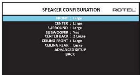 ROTEL RAP1580 - Comprender la Configuracion de las Cajas Acusticas - 1