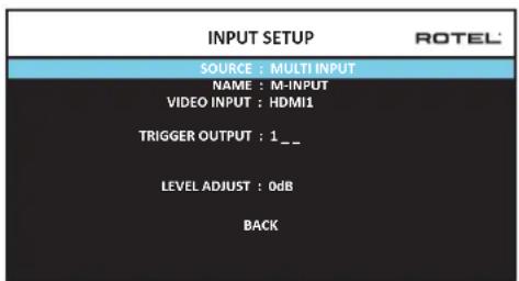 ROTEL RAP1580 - HacTpoIka BxOda Multi - 1