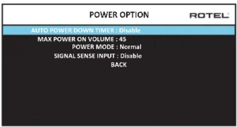 ROTEL RAP1580 - Impostazionechestra - 2
