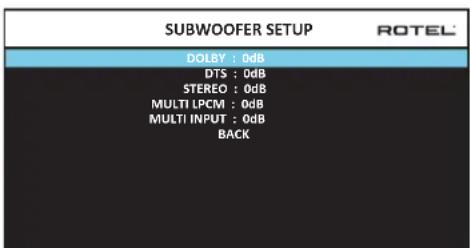 ROTEL RAP1580 - KoHpynpobAHne akyctuuecknx cntem - Speaker Configuration - 2