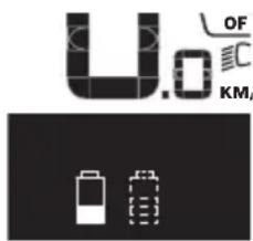 BOSCH Intuvia - Indikering av batteriets laddningstillstånd - 4