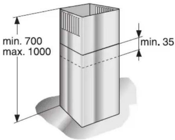 NEFF IBF 7257 N I72F57N0 - Appliance dimensions Circulating air - 1