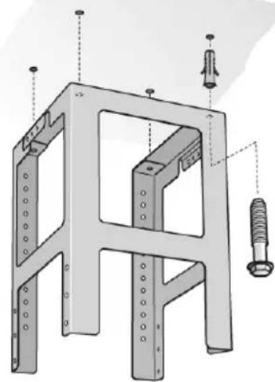 NEFF IBF 7257 N I72F57N0 - Τοποθέτηση του επάνω φέροντος σκελετού - 2
