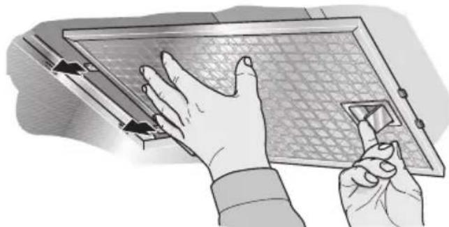 NEFF IBF 7145 N I71F45N0 - Desmontar y montar los filtros antigrasa metálicos - 1