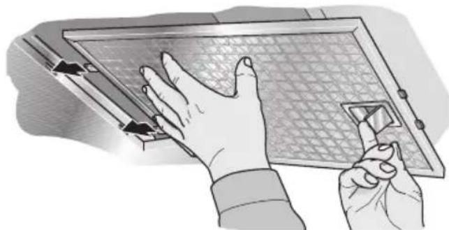 NEFF IBF 7145 N I71F45N0 - Aus- und Einbau der Metall-Fettfilter - 1