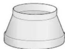 NEFF IBF 7145 N I71F45N0 - Raccordement d'un conduit d'évacuation Ø 120 mm - 2