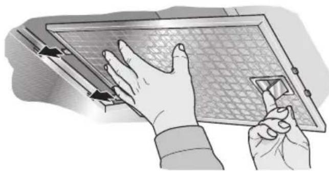 NEFF IBF 7145 N I71F45N0 - Metalen vetfilters demonteren en monteren - 1