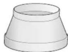 NEFF IBF 7145 N I71F45N0 - Aansluiting luchtafvoerbuis  120 mm - 2