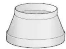 NEFF IBE 7944 N I79E44N0 - Anschluss Abluftrohr 120 mm - 2